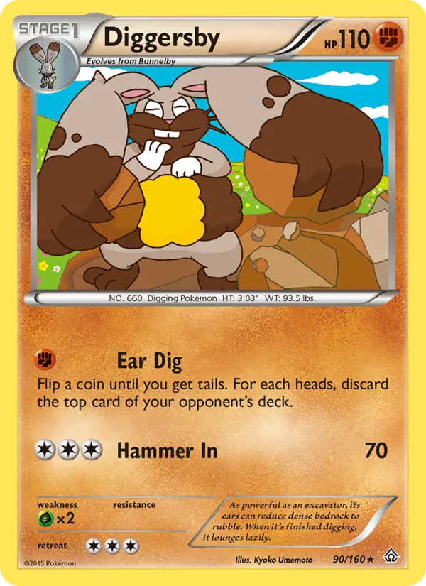 Diggersby, Pokémon card