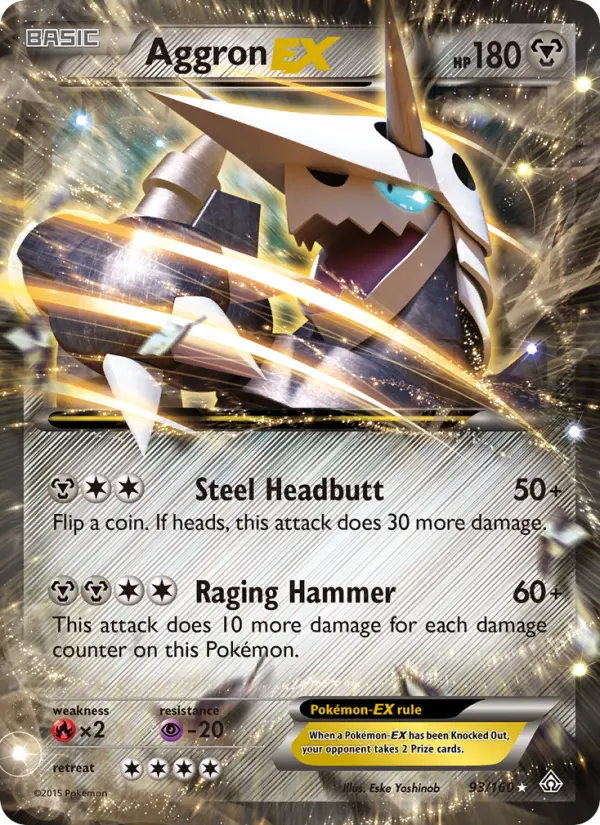 Aggron EX, Pokémon card