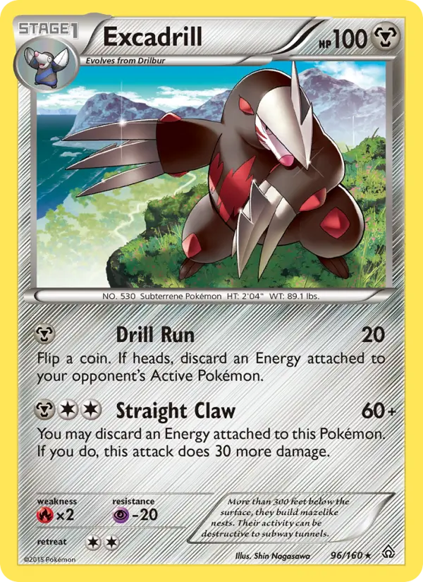 Excadrill, Pokémon card