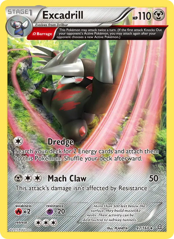 Excadrill, Pokémon card