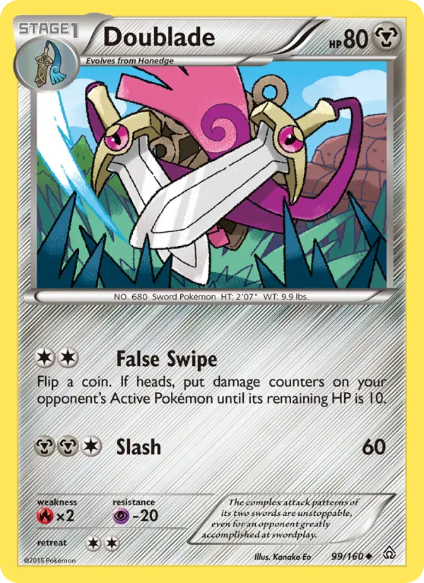 Doublade, Pokémon card