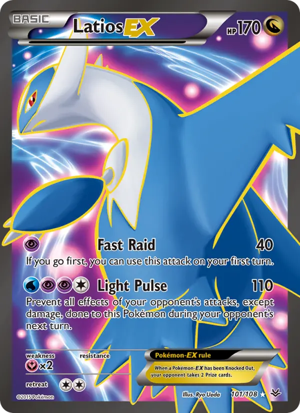Latios EX, Pokémon card