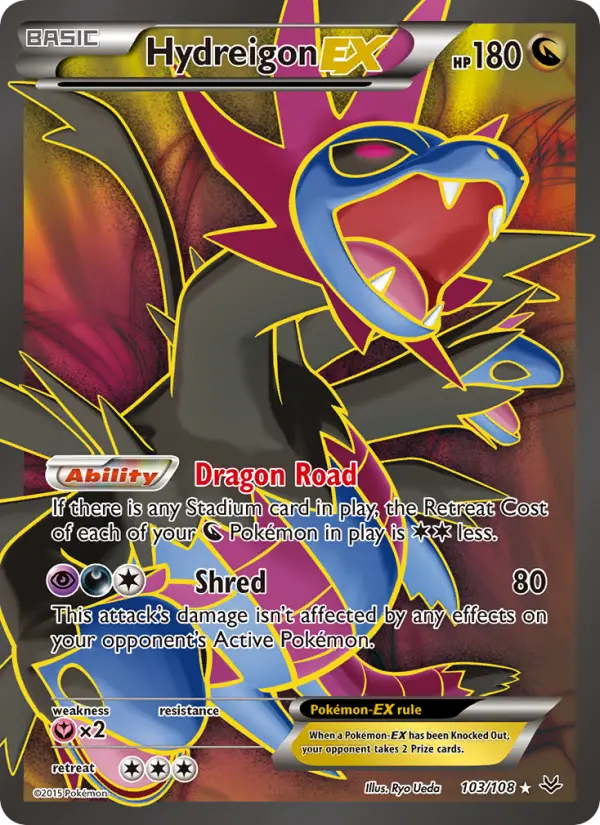 Hydreigon EX, Pokémon card