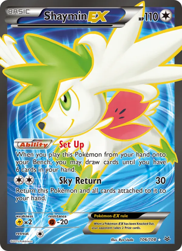 Shaymin EX, Pokémon card