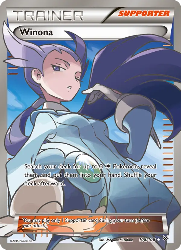Winona, Pokémon card