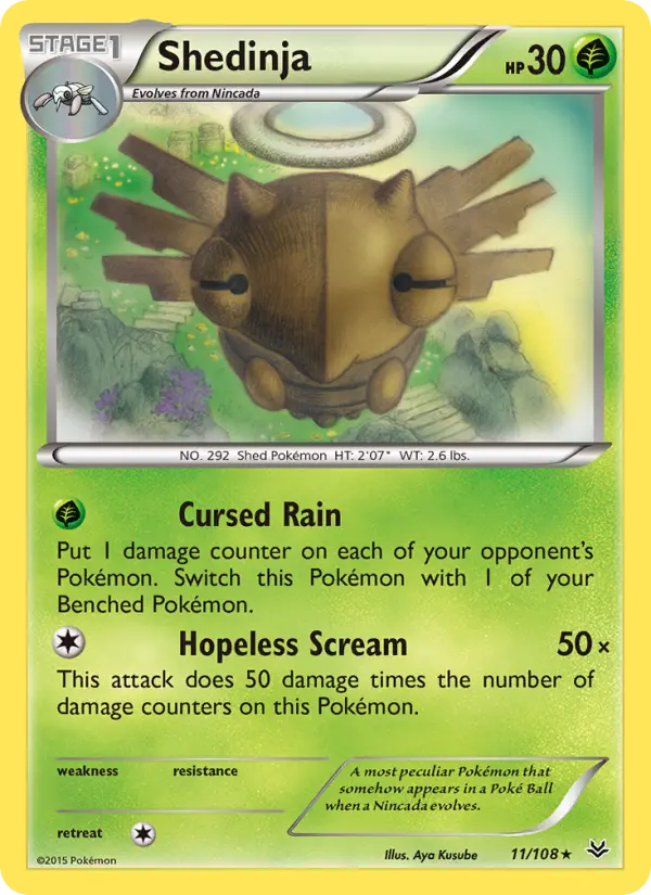 Shedinja, Pokémon card
