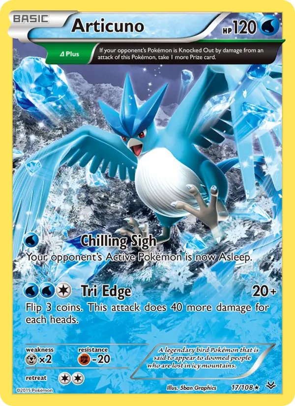 Articuno, Pokémon card
