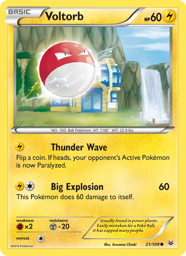 Voltorb, Pokémon card