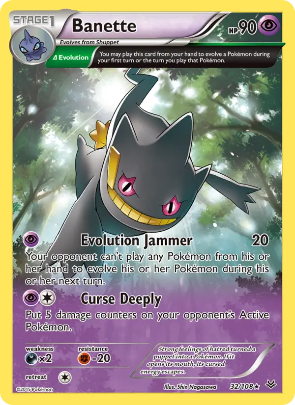 Banette, Pokémon card