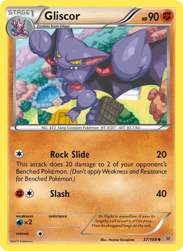 Gliscor, Pokémon card