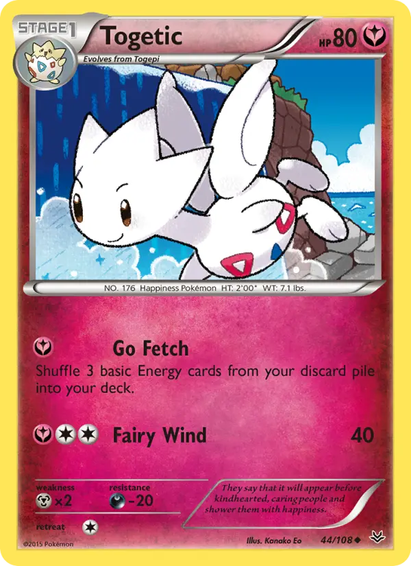 Togetic, Pokémon card