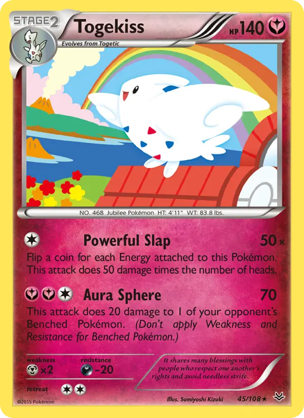 Togekiss, Pokémon card