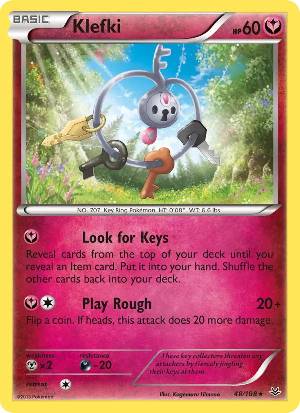 Klefki, Pokémon card