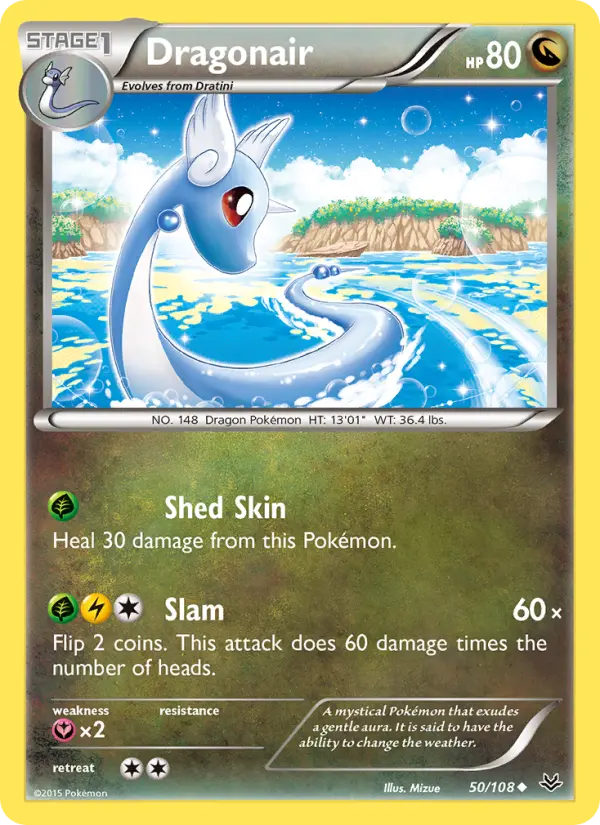 Dragonair, Pokémon card