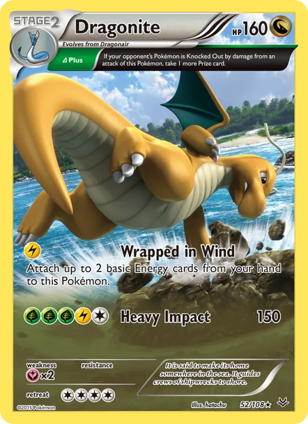 Dragonite, Pokémon card