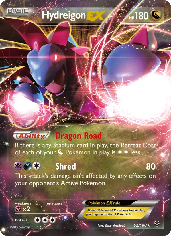 Hydreigon EX, Pokémon card
