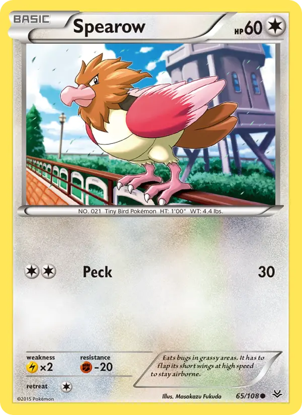 Spearow, Pokémon card