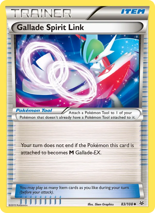 Gallade Spirit Link, Pokémon card
