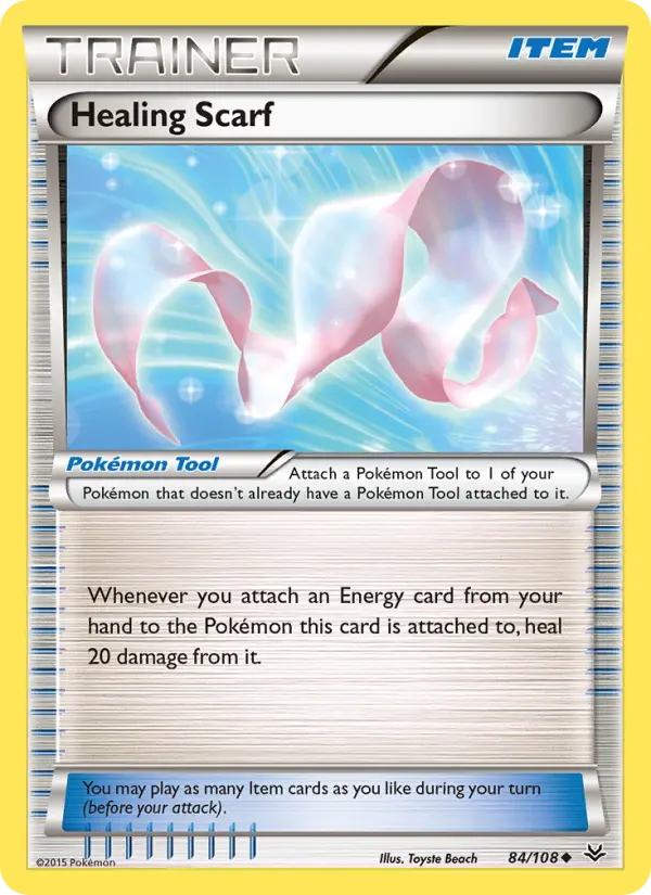 Healing Scarf, Pokémon card