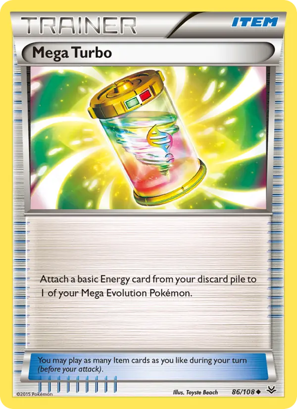 Mega Turbo, Pokémon card