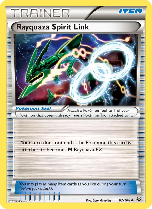 Rayquaza Spirit Link, Pokémon card