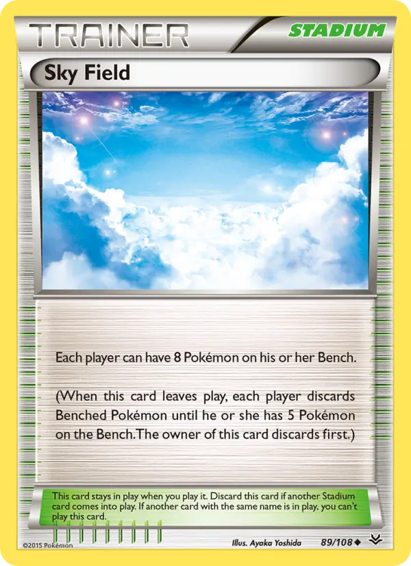 Sky Field, Pokémon card