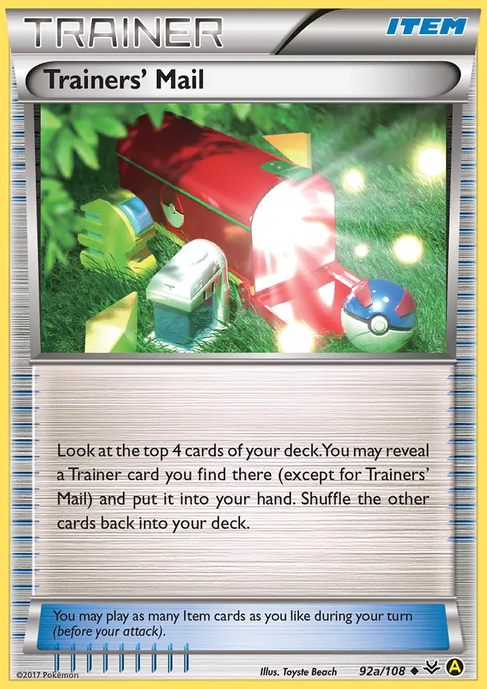 Trainers' Mail, Pokémon card