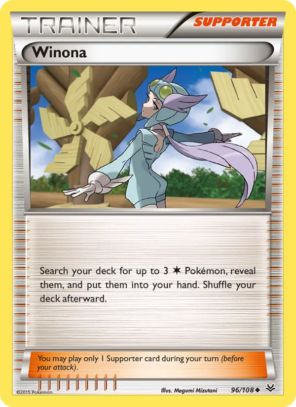 Winona, Pokémon card