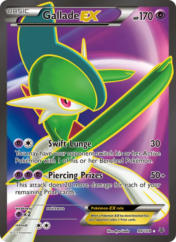 Gallade EX, Pokémon card
