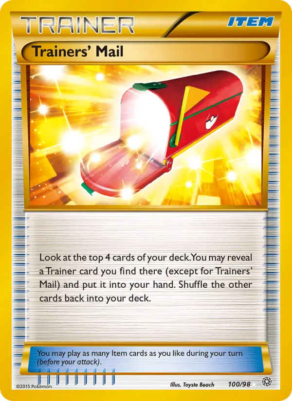 Trainers' Mail, Pokémon card