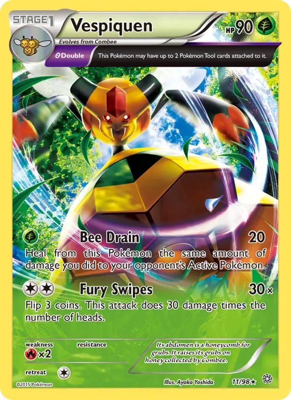 Vespiquen, Pokémon card
