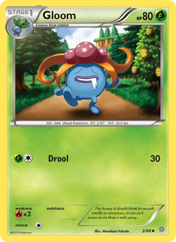 Gloom, Pokémon card