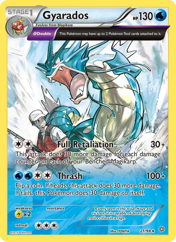 Gyarados, Pokémon card