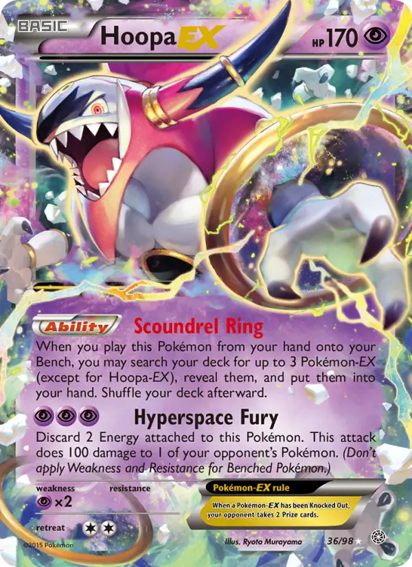 Hoopa EX, Pokémon card