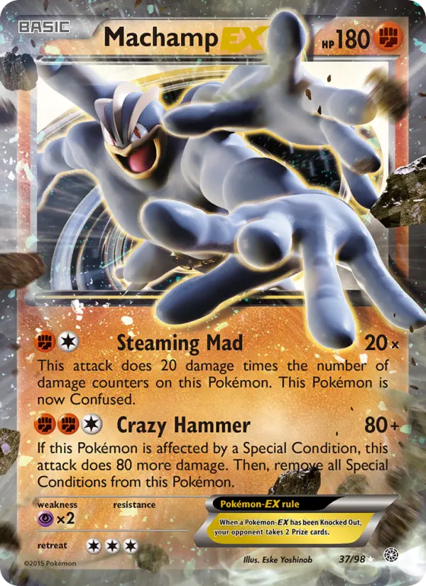 Machamp EX, Pokémon card