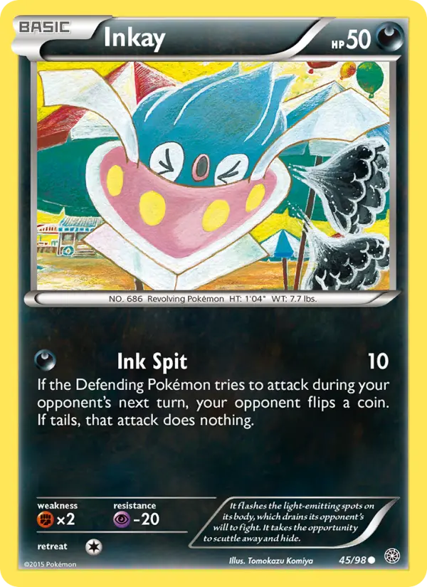 Inkay, Pokémon card