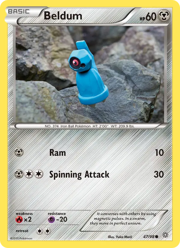 Beldum, Pokémon card