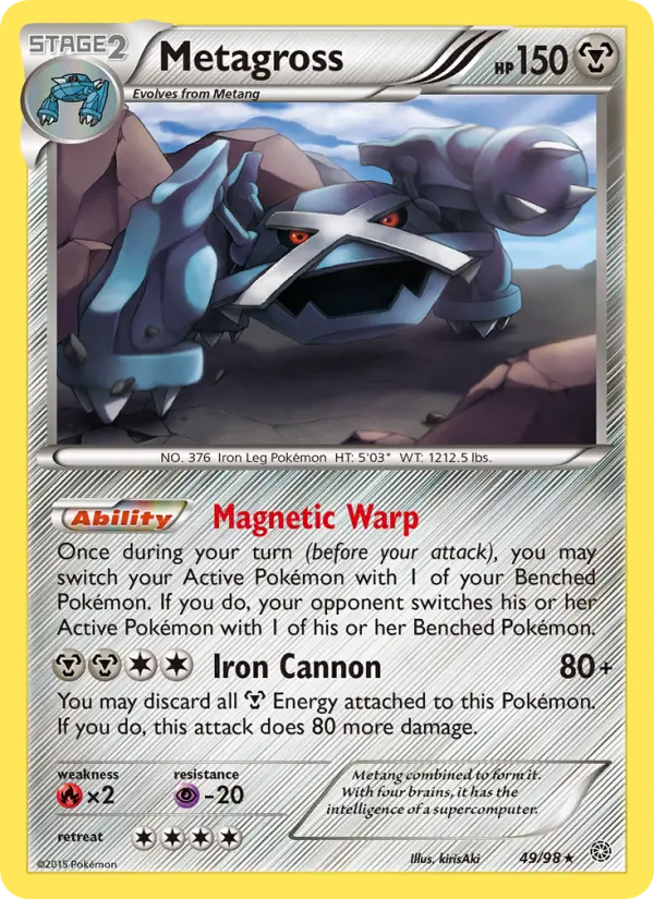 Metagross, Pokémon card