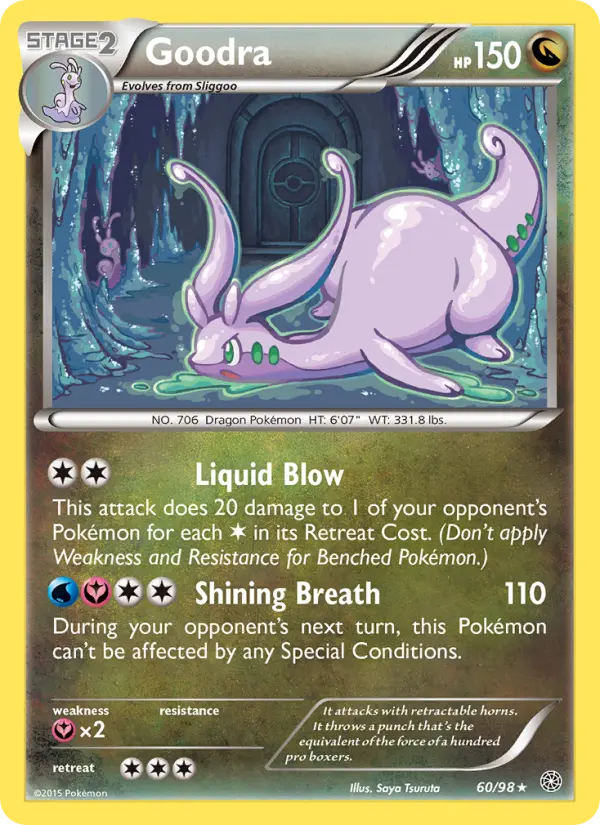 Goodra, Pokémon card