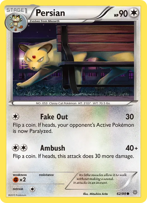Persian, Pokémon card
