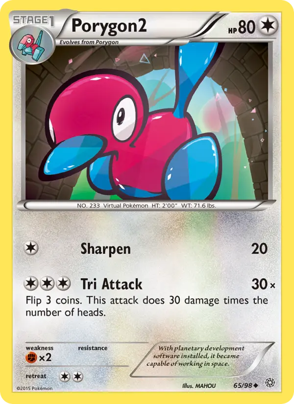 Porygon2, Pokémon card