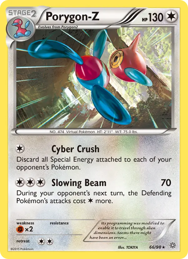 Porygon-Z, Pokémon card