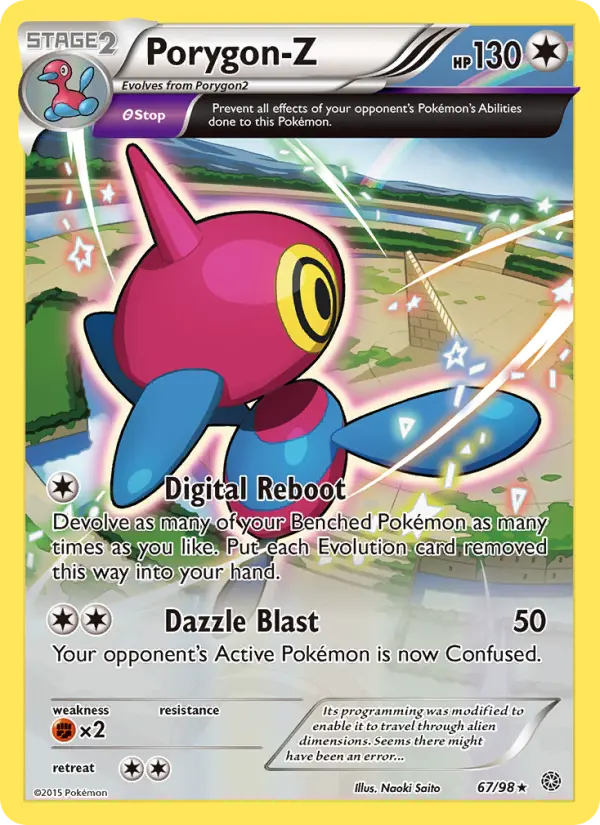 Porygon-Z, Pokémon card