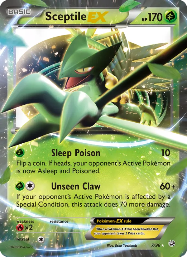 Sceptile EX, Pokémon card