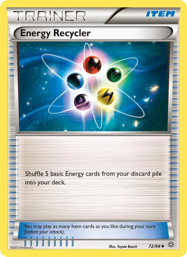 Energy Recycler, Pokémon card