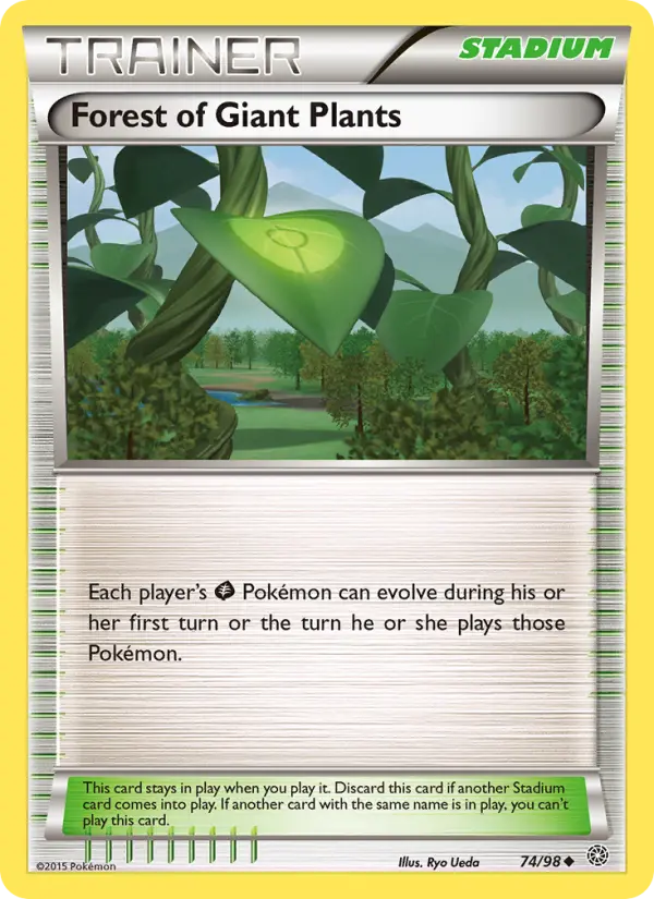 Forest of Giant Plants, Pokémon card