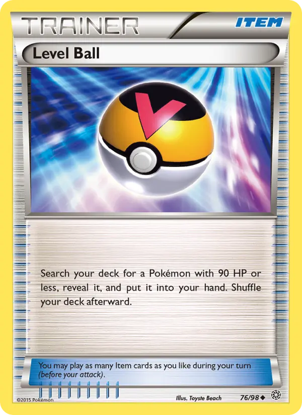 Level Ball, Pokémon card