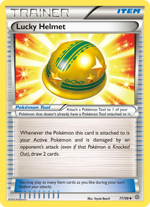 Lucky Helmet, Pokémon card