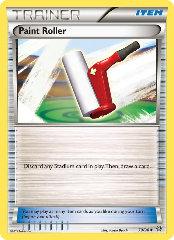 Paint Roller, Pokémon card