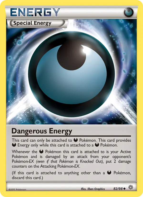 Dangerous Energy, Pokémon card